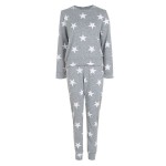 Penye Yıldızlı Eşofman Pijama Takım Çok Renkli