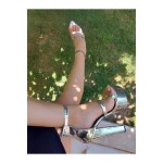 Angelina Silver Ayna Yüksek Topuklu Ayakkabı